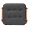 Baxton Studio Jeanine Japandi Dark Grey Fabric and Walnut Brown Finished Wood Ottoman Footstool 233-13168-ZORO - alternate 5